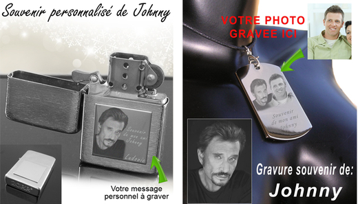 Gravure johnny cadeau a personnaliser